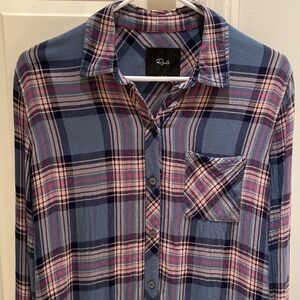 Rails blue/pink shirt